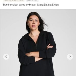 Spanx Air Essentials half zip tunic